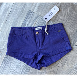 Super Cute Navy Roxy Shorts - Size w25 - NWT